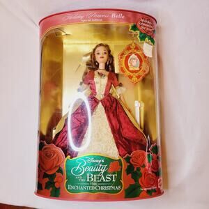 Disney holiday princess Belle doll new in box